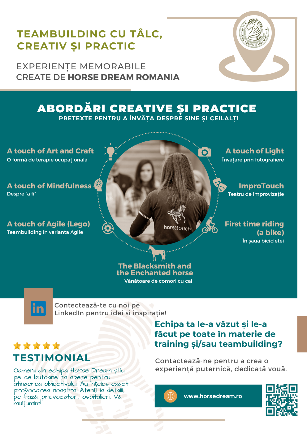 Experiențe de team development by HorseDream Romania