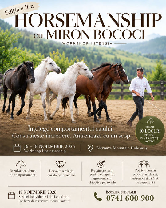 HORSEMANSHIP CU MIRON BOCOCI – EDIȚIA A II-A